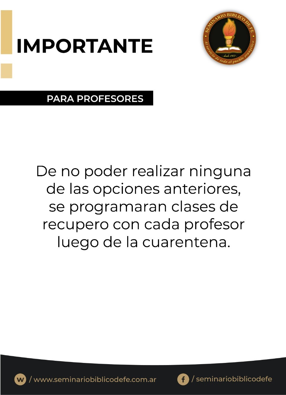 Recupero de Clases