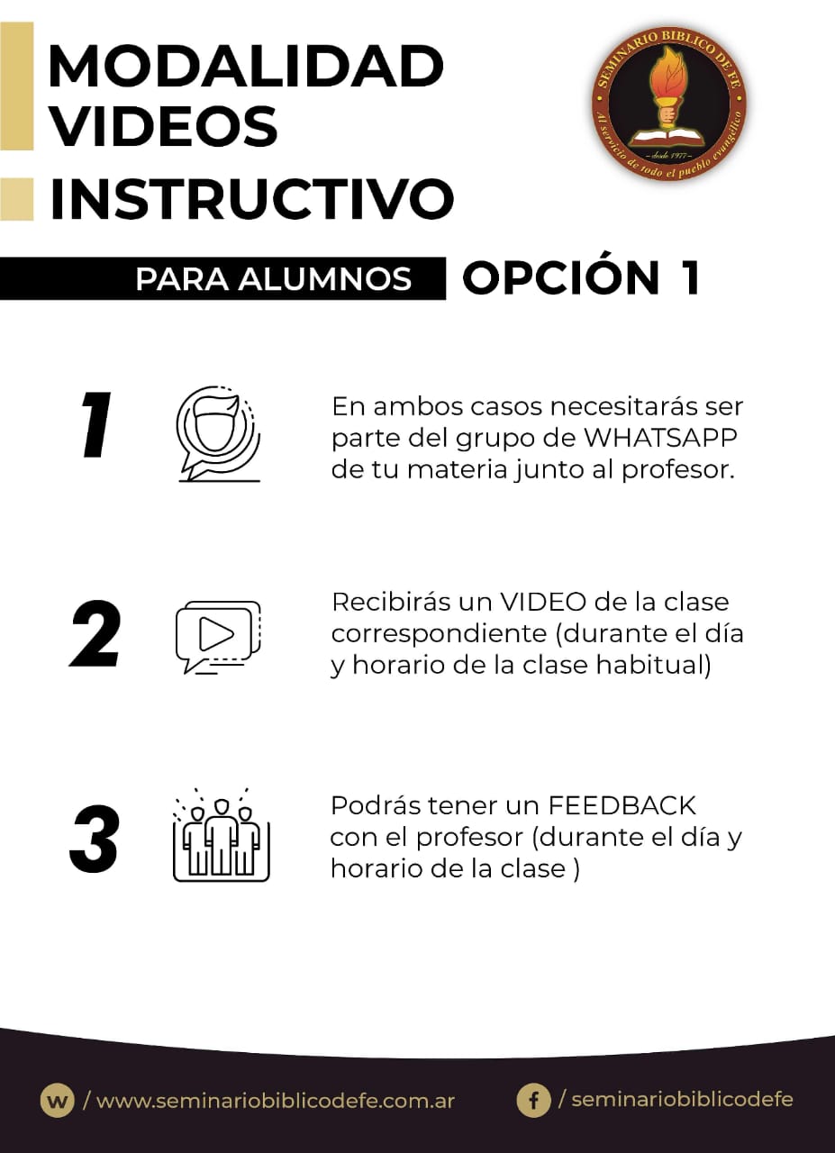 Video por Grupo: Instructivo para Alumnos